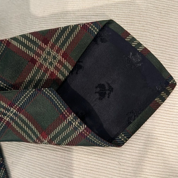 Brooks Brothers Plaid Holiday Silk Tie - Picture 2 of 9